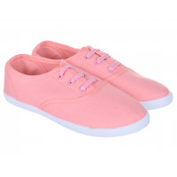 TENISÓWKI MATERIAŁOWE Orange GUMECZKI WYGODNE CASUAL