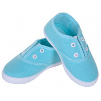 TENISÓWKI MATERIAŁOWE Miętowe GUMECZKI WYGODNE CASUAL