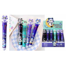 DŁUGOPIS dla dzieci 10-kolorowy KOSMICZNA PANDA Miękko
