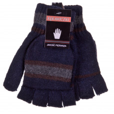 RĘKAWICZKI MĘSKIE CIEPŁE ZIMĘ PIĘCIOPALCZASTE MITENKI