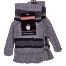 RĘKAWICZKI MĘSKIE CIEPŁE ZIMĘ PIĘCIOPALCZASTE MITENKI