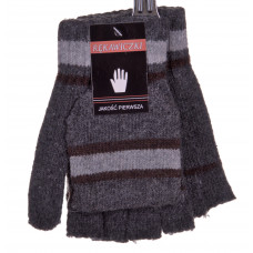 RĘKAWICZKI MĘSKIE CIEPŁE ZIMĘ PIĘCIOPALCZASTE MITENKI