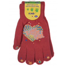 RĘKAWICZKI DZIECIĘCE CIEPŁE ZIMĘ PIĘCIOPALCZASTE PODWÓJNE