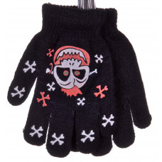 RĘKAWICZKI DZIECIĘCE CIEPŁE ZIMĘ PIĘCIOPALCZASTE nadrukiem