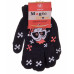 RĘKAWICZKI DZIECIĘCE CIEPŁE ZIMĘ PIĘCIOPALCZASTE nadrukiem