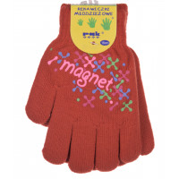 RĘKAWICZKI DZIECIĘCE CIEPŁE ZIMĘ PIĘCIOPALCZASTE PODWÓJNE