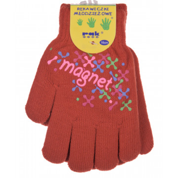 RĘKAWICZKI DZIECIĘCE CIEPŁE ZIMĘ PIĘCIOPALCZASTE PODWÓJNE