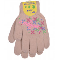 RĘKAWICZKI DZIECIĘCE CIEPŁE ZIMĘ PIĘCIOPALCZASTE PODWÓJNE