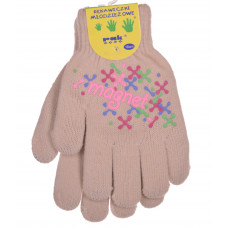 RĘKAWICZKI DZIECIĘCE CIEPŁE ZIMĘ PIĘCIOPALCZASTE PODWÓJNE