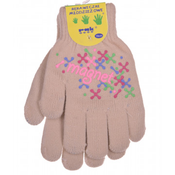 RĘKAWICZKI DZIECIĘCE CIEPŁE ZIMĘ PIĘCIOPALCZASTE PODWÓJNE