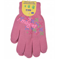 RĘKAWICZKI DZIECIĘCE CIEPŁE ZIMĘ PIĘCIOPALCZASTE PODWÓJNE