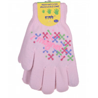 RĘKAWICZKI DZIECIĘCE CIEPŁE ZIMĘ PIĘCIOPALCZASTE PODWÓJNE