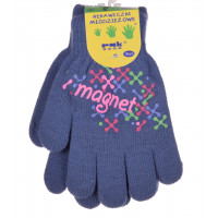 RĘKAWICZKI DZIECIĘCE CIEPŁE ZIMĘ PIĘCIOPALCZASTE PODWÓJNE