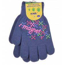 RĘKAWICZKI DZIECIĘCE CIEPŁE ZIMĘ PIĘCIOPALCZASTE PODWÓJNE