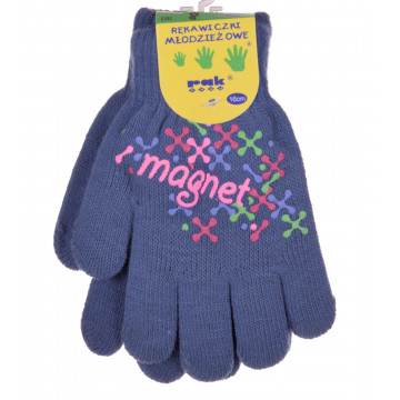 RĘKAWICZKI DZIECIĘCE CIEPŁE ZIMĘ PIĘCIOPALCZASTE PODWÓJNE